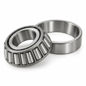 Tapered roller bearing and outer cup for an outboard motor gearbox
