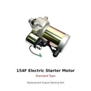 154F Electric Starter Motor Standard Type replacement engine part front view Processing: 1200 x 1200 WebP