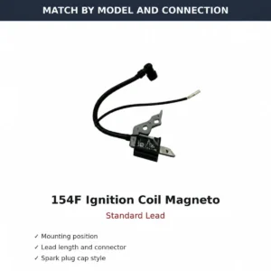 154F Ignition Coil Magneto Standard Lead wholesale generator engine par