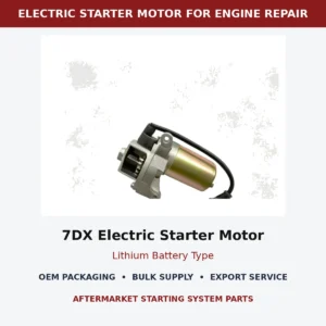 7DX Electric Starter Motor Lithium Battery Type wholesale generator starting part