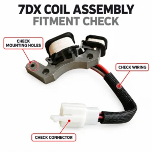 7DX ignition coil assembly with connector wholesale generator engine part