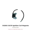 CH260 CH270 Ignition Coil Magneto Standard Lead replacement small engine part front view