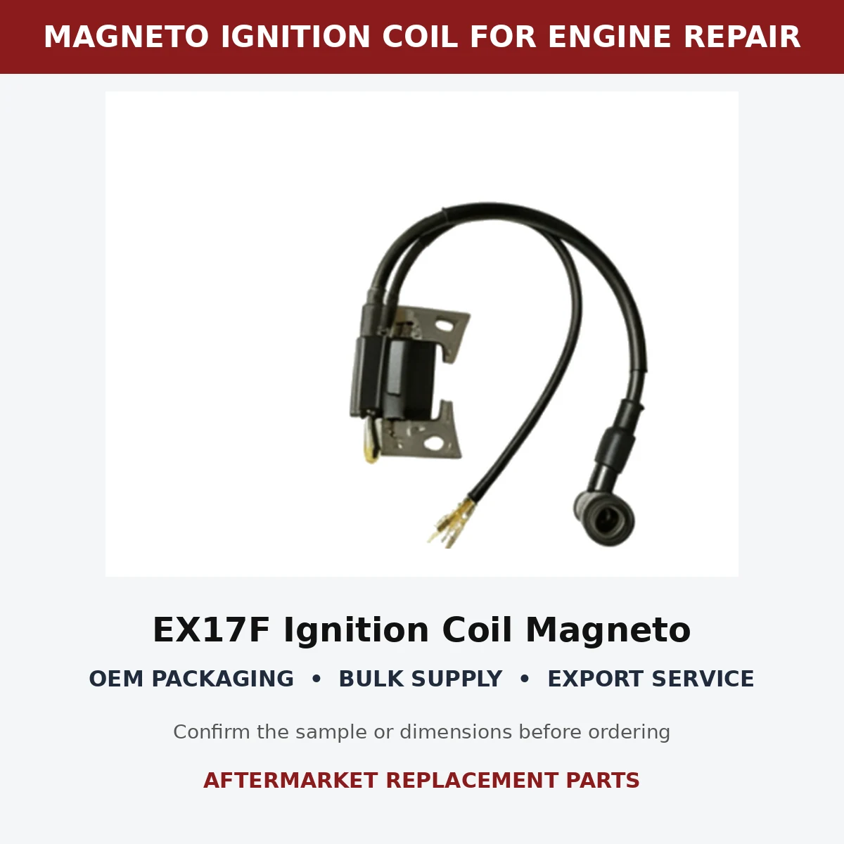 ex17f-ignition-coil-magneto-standard-spark-plug-cap-03-wholesale EX17F Ignition Coil Magneto Standard Spark Plug Cap fitment and connector check