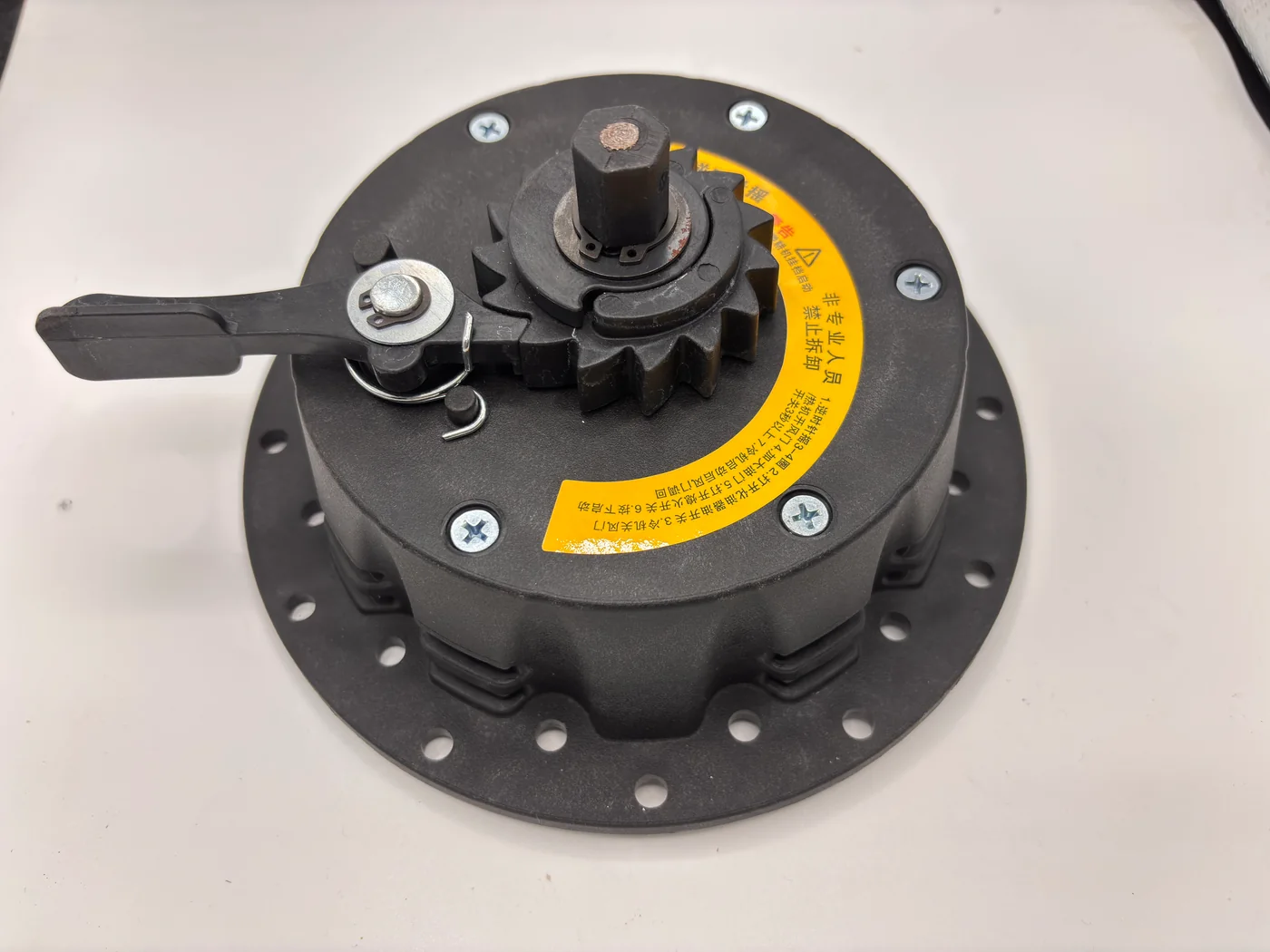 gasoline-engine-easy-start-recoil-starter-mechanism-main-front Gasoline Engine Easy-Start Recoil Starter Mechanism front view - SKR-098