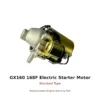 GX160 168F Electric Starter Motor Standard Type replacement engine part front view