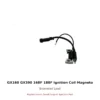 GX160 GX390 168F 188F Ignition Coil Magneto Extended Lead replacement small engine part front view