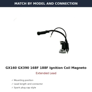 GX160 GX390 168F 188F Ignition Coil Magneto Extended Lead wholesale generator engine part