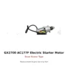 GX2700 AC177F Electric Starter Motor Snow Blower Type replacement engine part front view