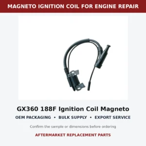 GX360 188F Ignition Coil Magneto Water Pump Type fitment and connector check