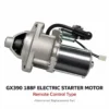 GX390 188F Electric Starter Motor Remote Control Type replacement engine part front view