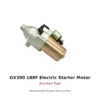 GX390 188F Electric Starter Motor Standard Type replacement engine part front view