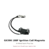 GX390 188F Ignition Coil Magneto Shielded Spark Plug Cap replacement small engine part front view
