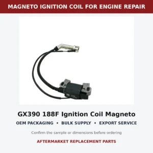 GX390 188F Ignition Coil Magneto Shielded Spark Plug Cap fitment and connector check