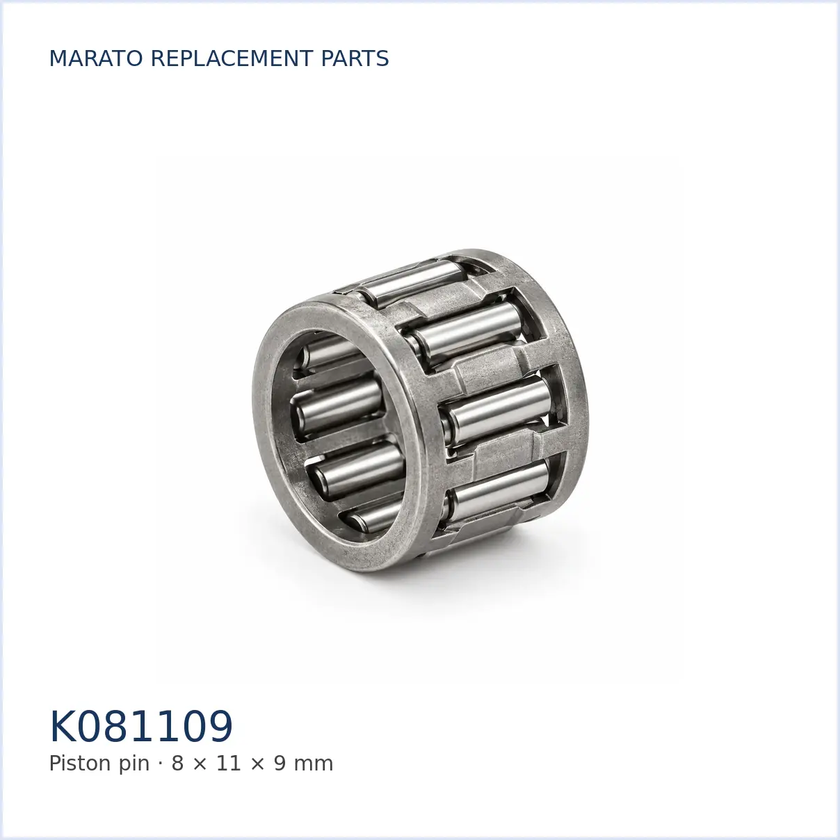 k081109-brush-cutter-piston-pin-bearing-01-main K081109 piston pin for brush cutter
