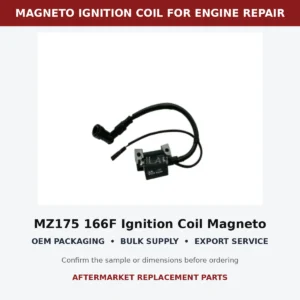 MZ175 166F Ignition Coil Magneto Standard Spark Plug Cap fitment and connector check