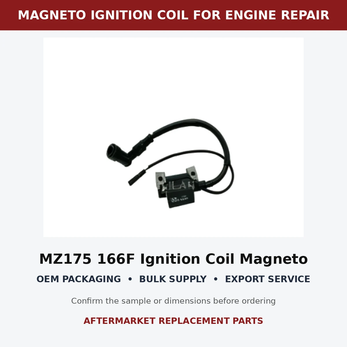 mz175-166f-ignition-coil-magneto-standard-spark-plug-cap-03-wholesale MZ175 166F Ignition Coil Magneto Standard Spark Plug Cap fitment and connector check