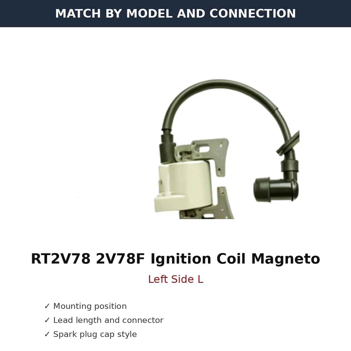 rt2v78-2v78f-ignition-coil-magneto-left-side-l-02-fitment RT2V78 2V78F Ignition Coil Magneto Left Side L wholesale generator engine part