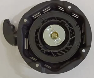 Recoil Starter Assembly Compatible with Hwasdan 168F 170F Engines - D-Pattern Cover front view - SKR-066
